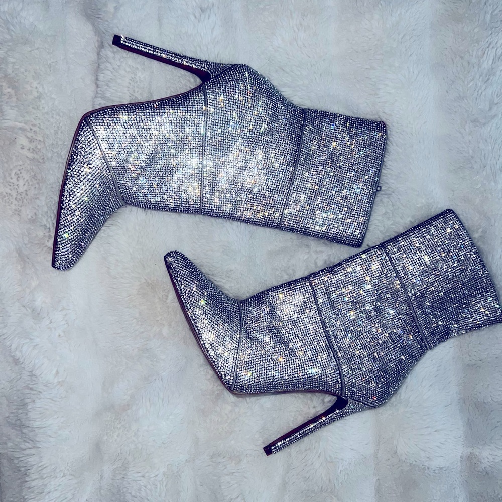 Steve Madden rhinestone boots